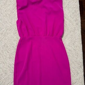 TCEC Pink Strapless Sheath Dress for Cocktail